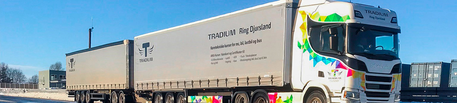 Lastbil med anhænger